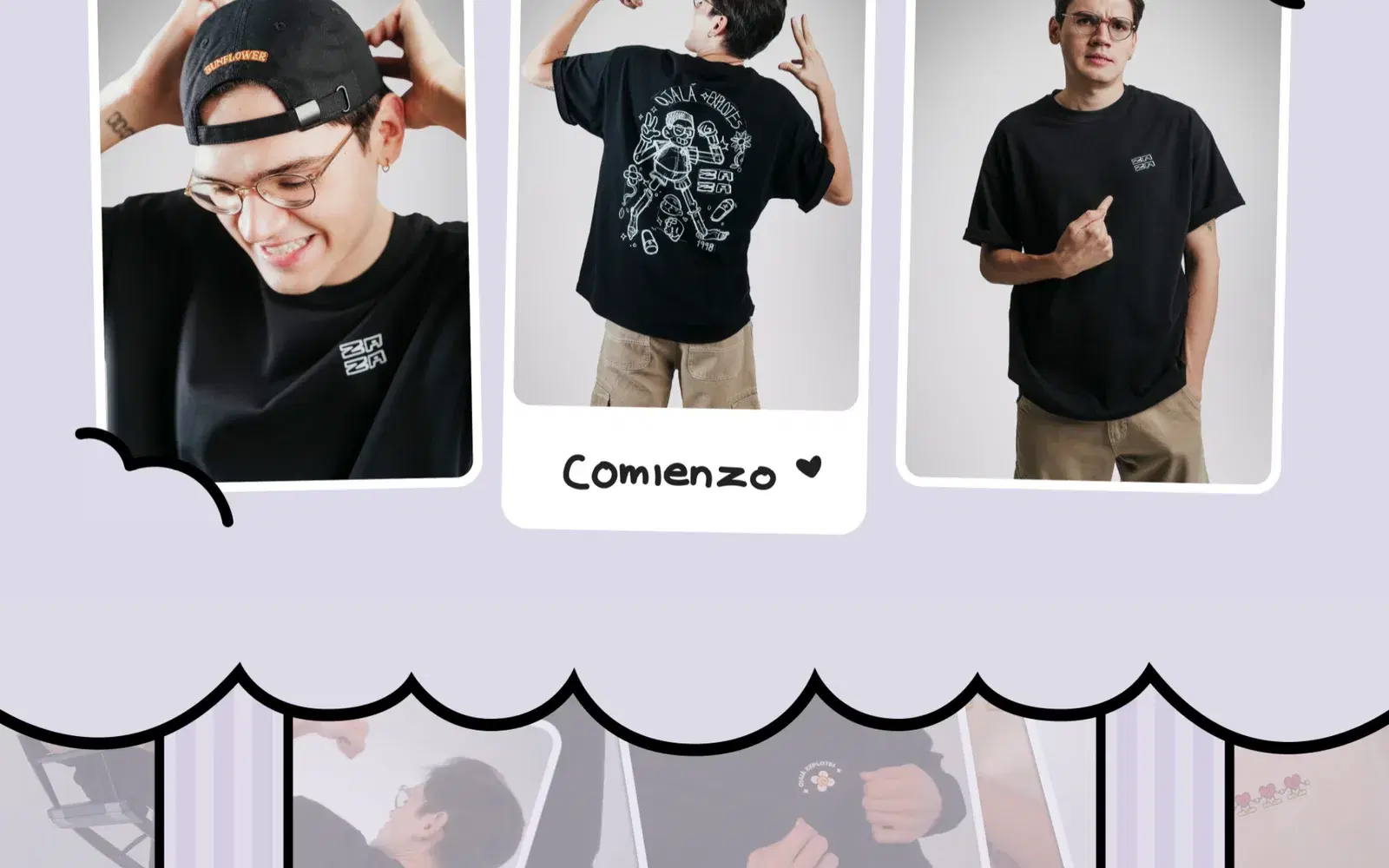 Lookbook and gallery strip