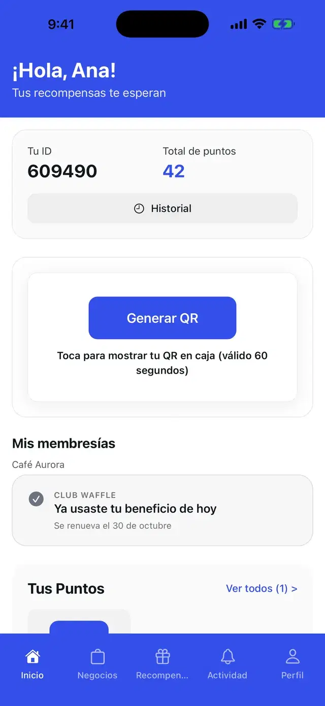 Profile and sessions