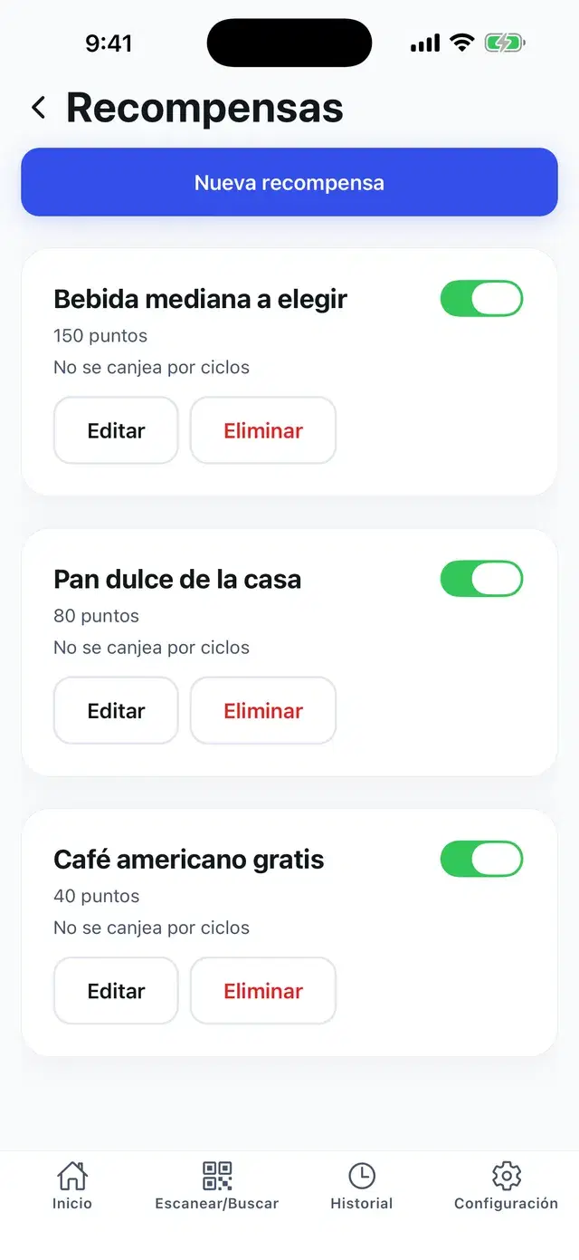 Redeem rewards